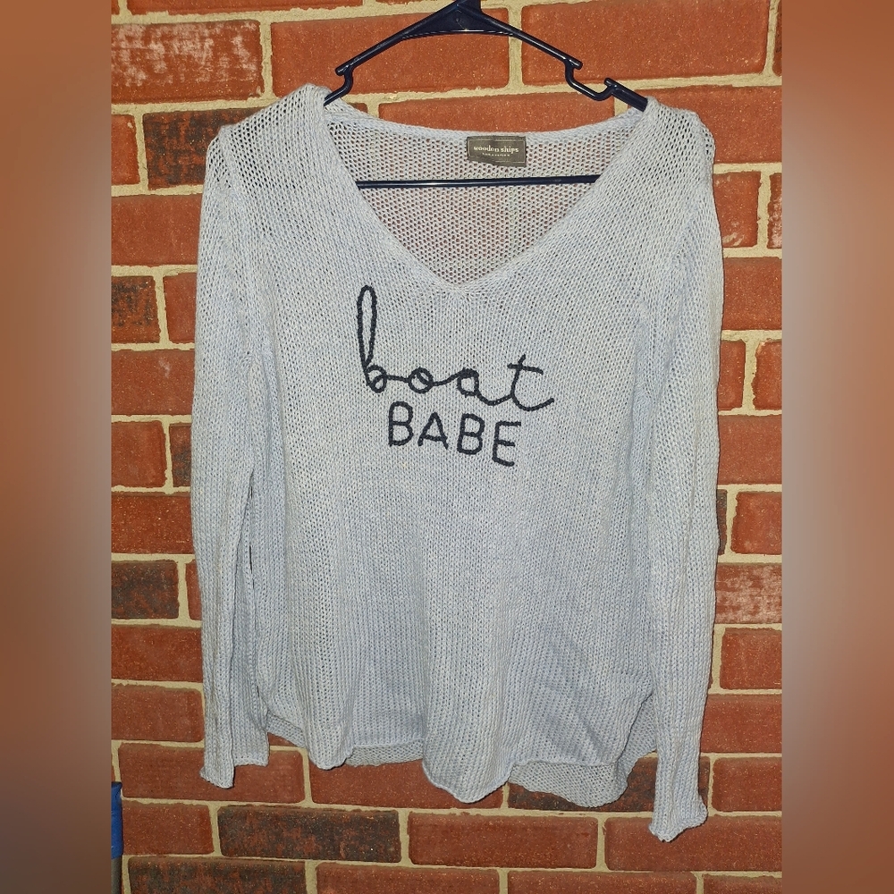 Wooden Ships  'Boat Babe' Sweatshirt